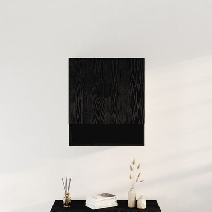 vidaXL Wandkast Zwart Eiken 60x31x70 cm Gemaakt van Hout