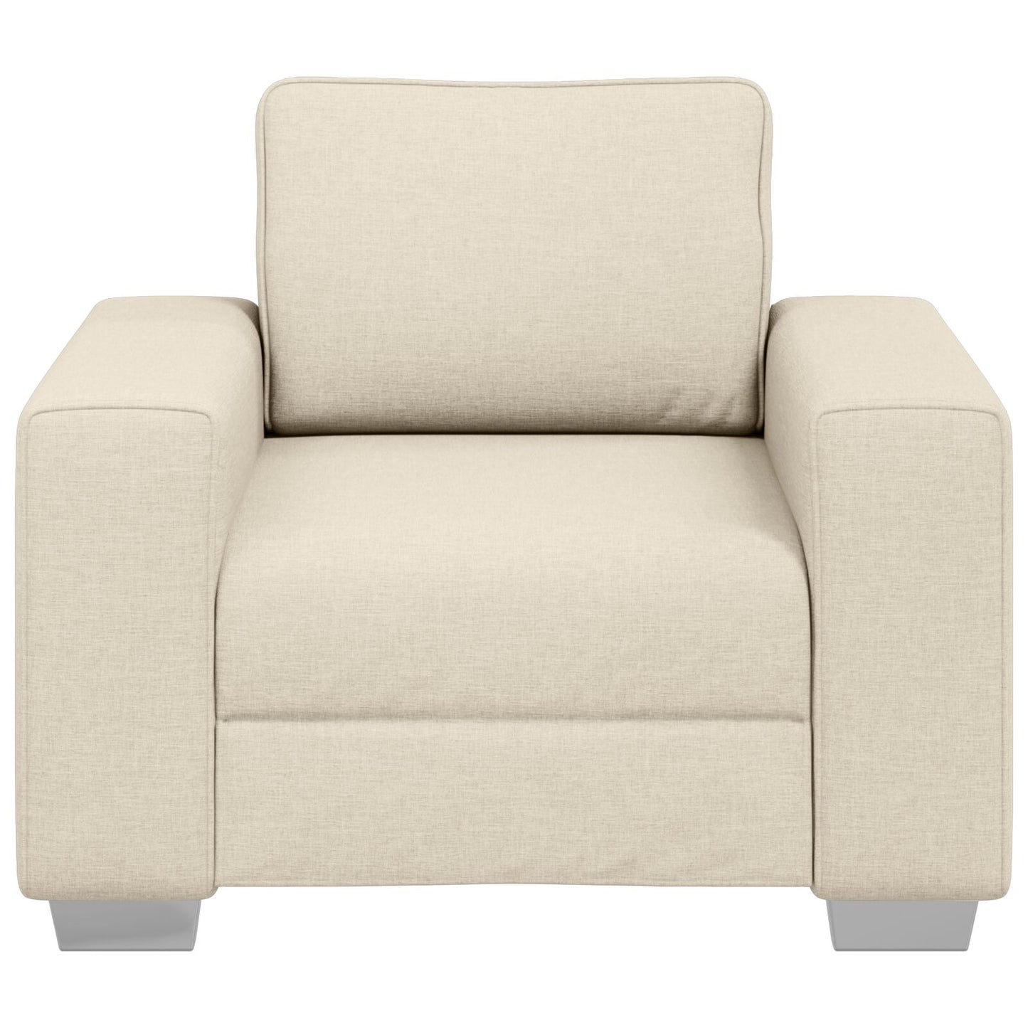 vidaXL Sofa Stoel Linnen 59 cm