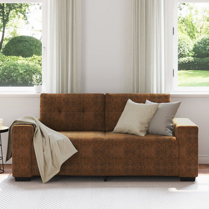 vidaXL Loveseat Sofa Bruin 140 cm Faux Leer