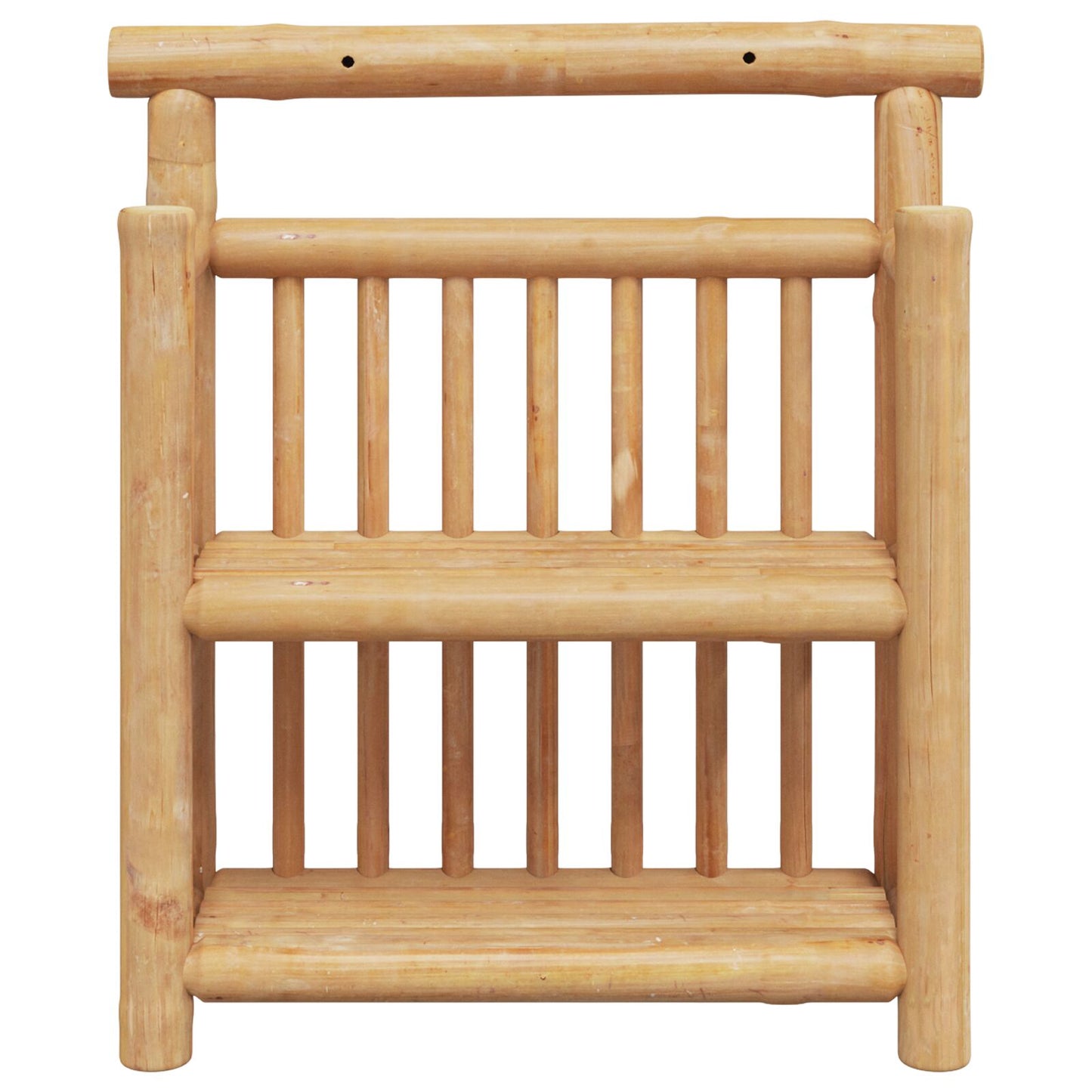 vidaXL Wandplank 2 niveau's 40x13x44 cm Bamboe